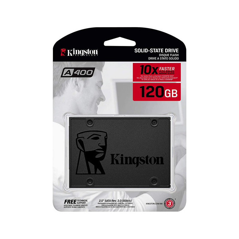 Kingston SSD A400 Solid State Drive (2.5 Inch SATA 3) - 120 GB