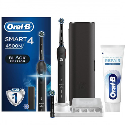 Oral-B Smart 4 4500 Rechargeable Electric Toothbrush, Luminous Pressure Sensor