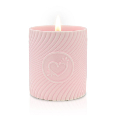 Pink Massage Candle 250 gram Champagne & Strawberry