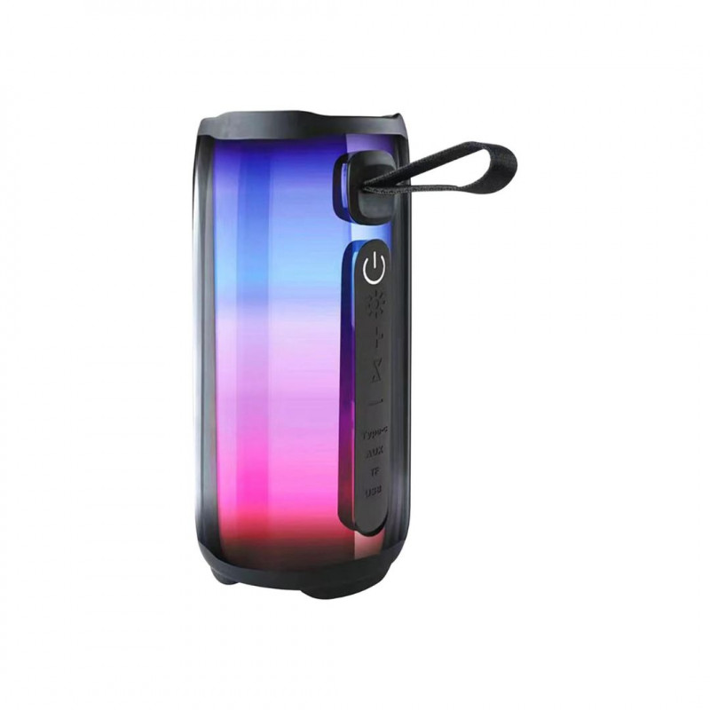 Portable Wireless Speaker with LED Light Punchy Bass