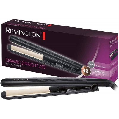 Remington S3500 Ceramic Staight 230 Hair Straightener, Black