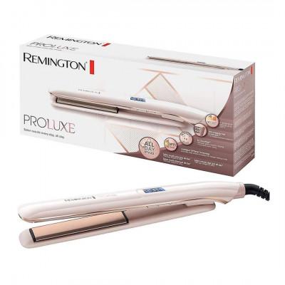 Remington S9100 Proluxe OPTIHeat Technology Ceramic Hair Straighteners Rose Gold