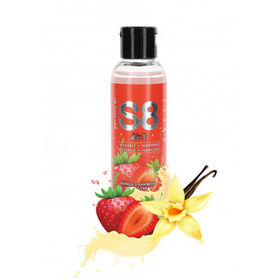 S8 4 in 1 Dessert Lube Strawberry 125 ml