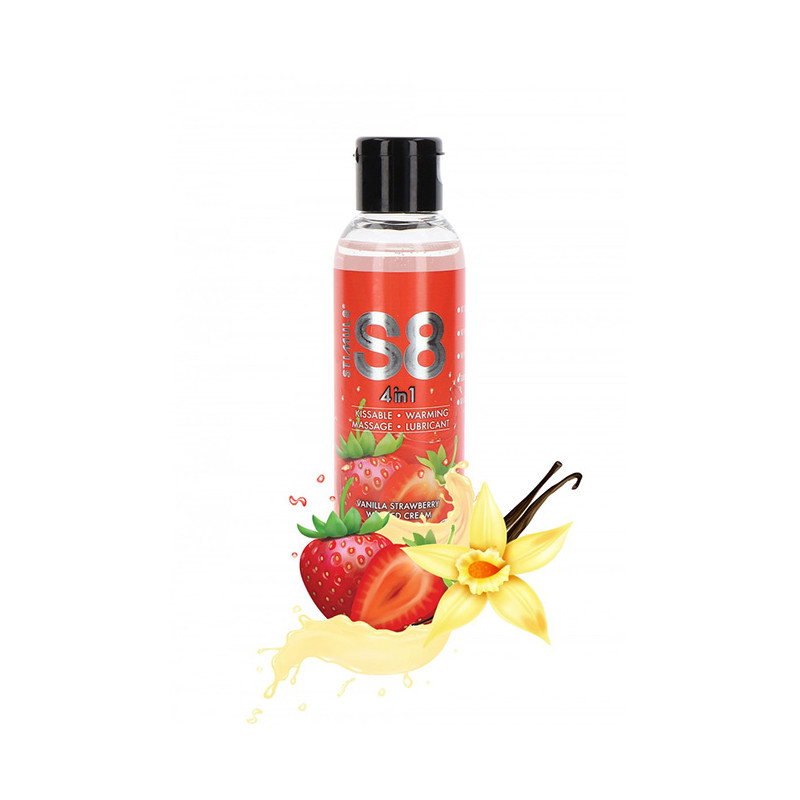 S8 4 in 1 Dessert Lube Strawberry 125 ml