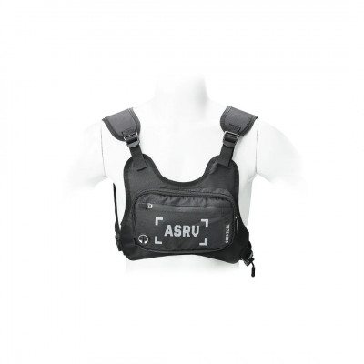 Sports chest bag for running with phone / keys ( 4.5 - 6.5 ) Black