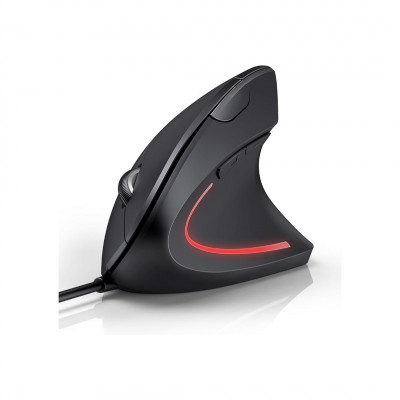 TECKNET Ergonomic Mouse with USB Cable, 6400 DPI