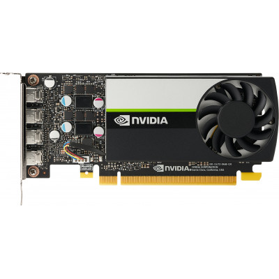 HP NVIDIA GFX T1000, 8 GB, GDDR6, 128-bit, 896 CUDA Cores, PCI Express 3.0 x 16, 4xMini DisplayPort, 50 W