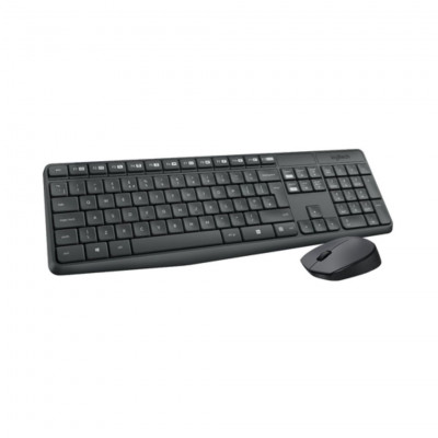 Logitech MK235 Wireless Optical Keyboard and Mouse Combo, Italian Keyboard