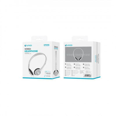 UNICO Wired headphones with Mic, in-ear type