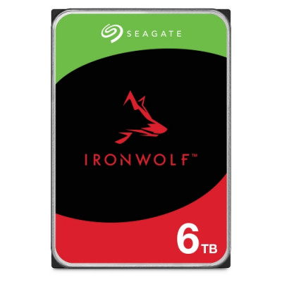 HD SEAGATE IRONWOLF SATA3 6TB 3.5" 5400 RPM  256mb cache 24x7 - NAS HDD - ST6000VN006 - Gar. 3 anni