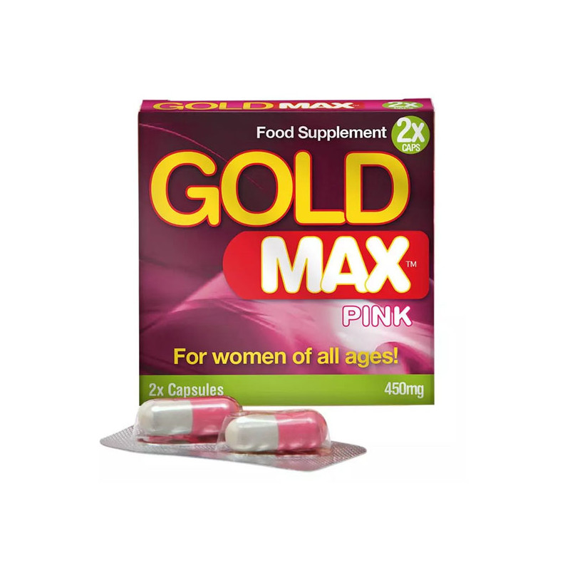 GoldMAX Libido Supplement 2 Caps For Women Pink 450mg
