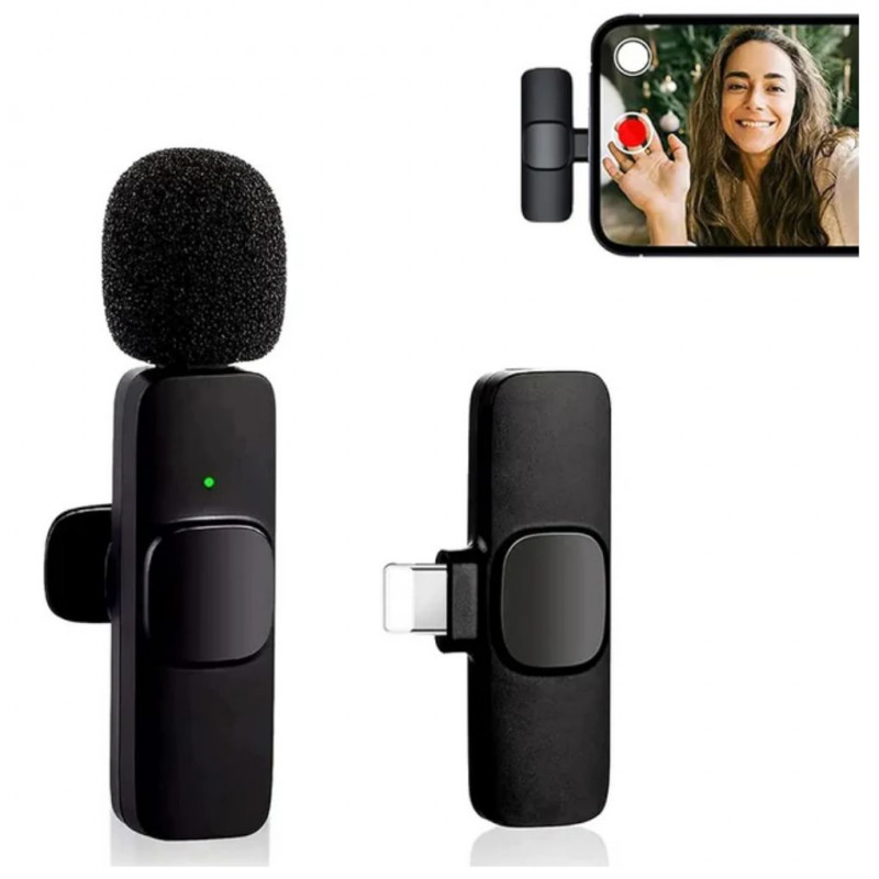 Unico Wireless lavalier live broadcast microphone Lighting interface 2 Pcs