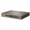 TENDA TEF1126P-24-250W Extended PoE Switc 24 FE PoE, 2 GE and 1 SFP, 250W