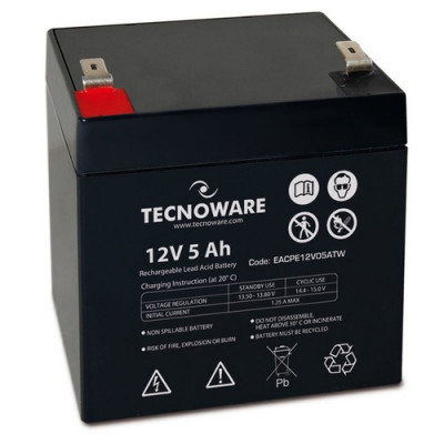 BATTERIA TECNOWARE 12V 5.0Ah EACPE12V05ATWB