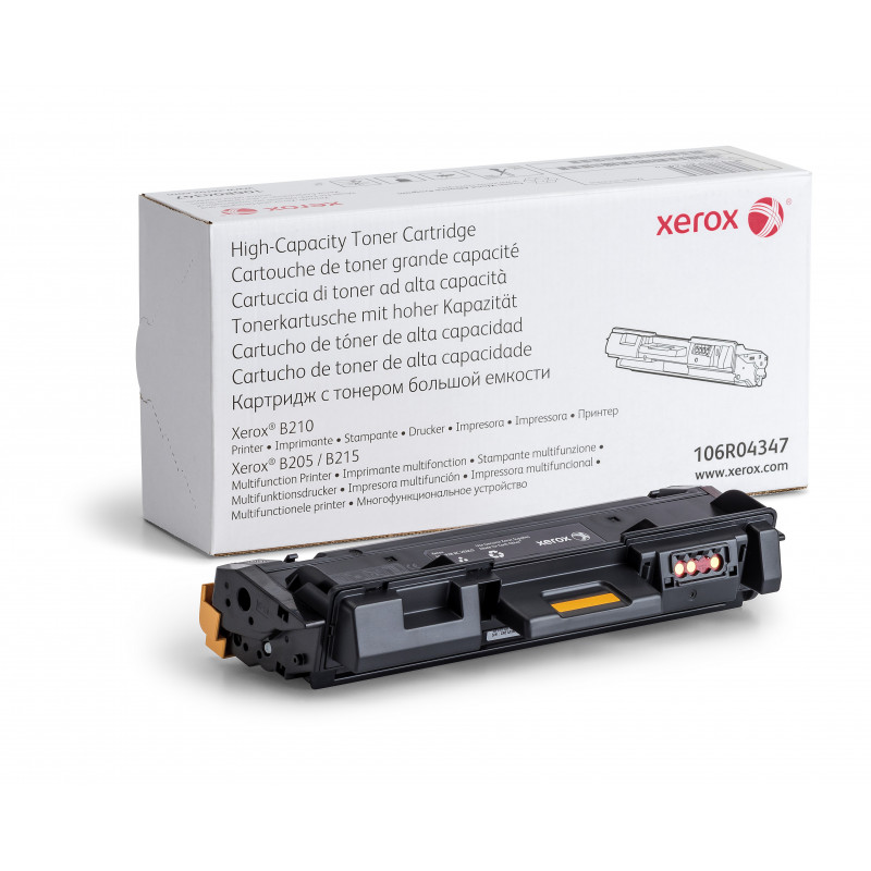 Xerox Genuine ® B205 Multifunction Printer​ ​B210 Printer​ ​B215 Multifunction Printer Black High capacity Toner Cartridge