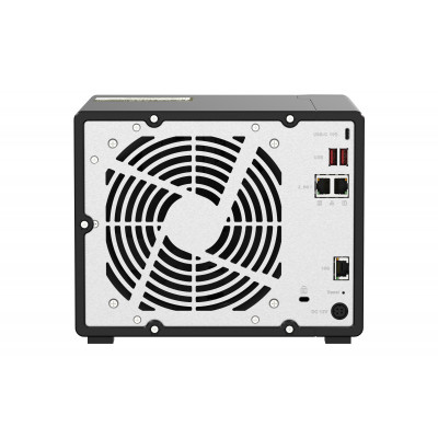 QNAP TS-H973AX NAS Tower Ryzen Embedded V1500B 8 GB DDR4 0 TB QuTS hero Black