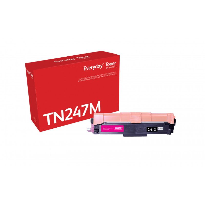 Everyday ™ Magenta Toner by Xerox compatible with Brother TN247M, High capacity