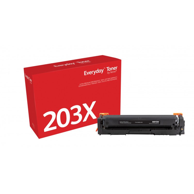 Everyday ™ Black Toner by Xerox compatible with HP 203X (CF540X), High capacity