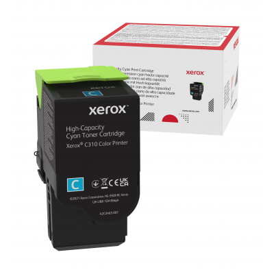 Xerox Genuine ® C310 Color Printer​ ​C315 Color Multifunction Printer Cyan High capacity Toner Cartridge (5500 Pages) -