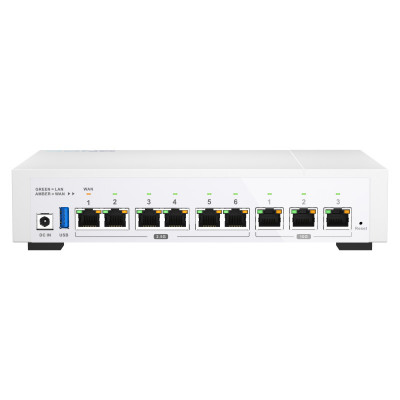 QNAP QHora-322 wired router 2.5 Gigabit Ethernet, 10 Gigabit Ethernet White