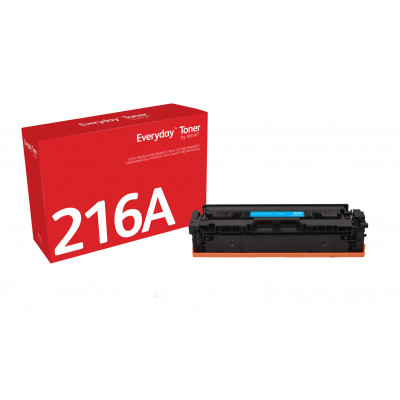 Everyday ™ Cyan Toner by Xerox compatible with HP 216A (W2411A), Standard capacity
