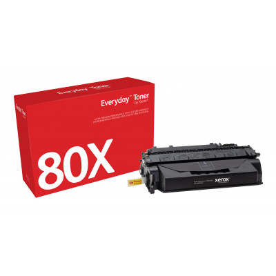 Everyday ™ Black Toner by Xerox compatible with HP 80X (CF280X), High capacity