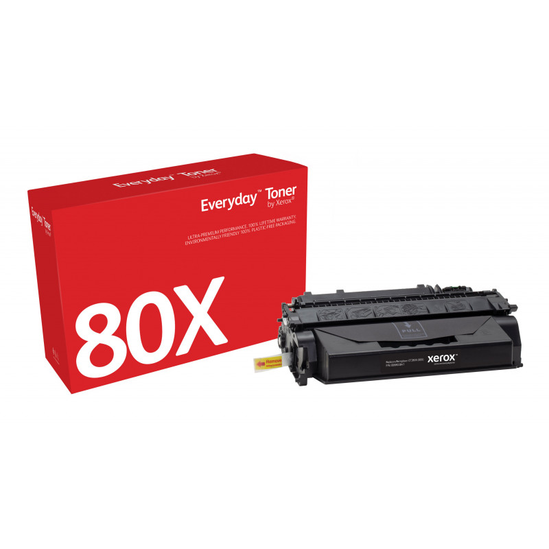 Everyday ™ Black Toner by Xerox compatible with HP 80X (CF280X), High capacity