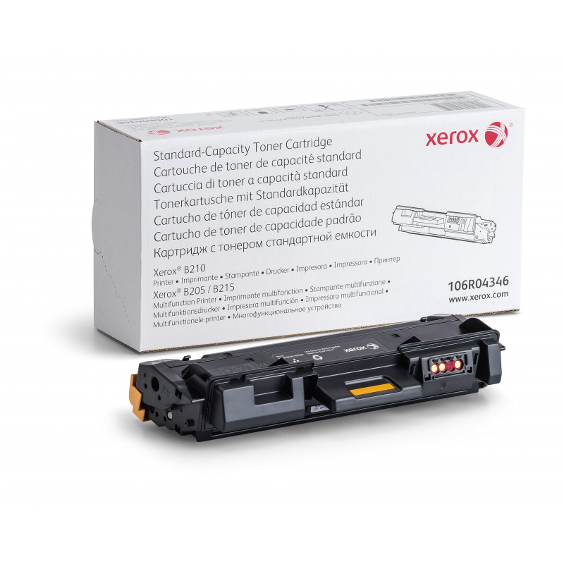 Xerox Genuine ® B205 Multifunction Printer​ ​B210 Printer​ ​B215 Multifunction Printer Black Standard capacity Toner Cartridge
