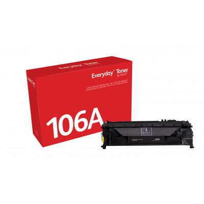 Everyday ™ Black Toner by Xerox compatible with HP 106A (W1106A), Standard capacity