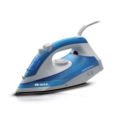 Ariete Iron Dry and Steam Iron Stainless Steel 2000W Blue/White