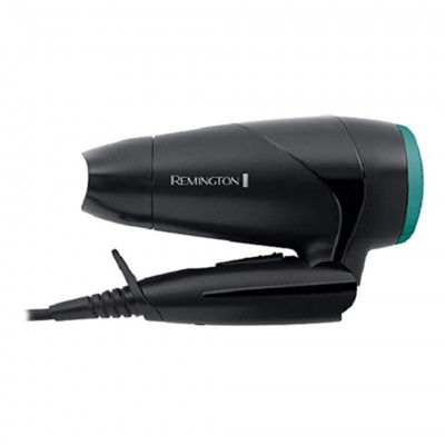 Remington D1500 Fondable Travel Hair Dryer 2000W DC Motor Black