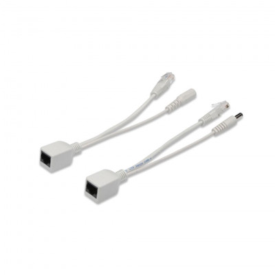 Splitter Cable Kit POE Adapters For CAT.5 Networks.