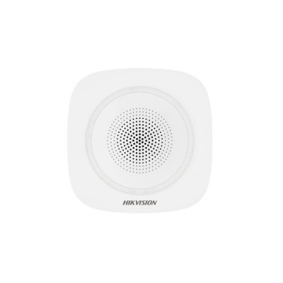 HIKVISION Sirena Interna PER AX PRO Potenza sonora da 90db a 110db Batteria 3 anni - DS-PS1-I-WE