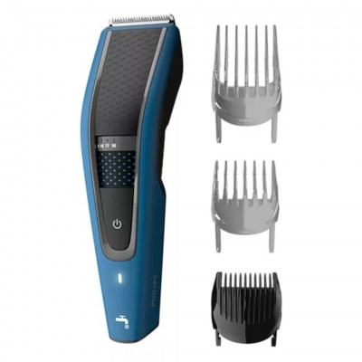 Philips Hair clipper Series 5000, Cordless, 3 Guides included, Blue
