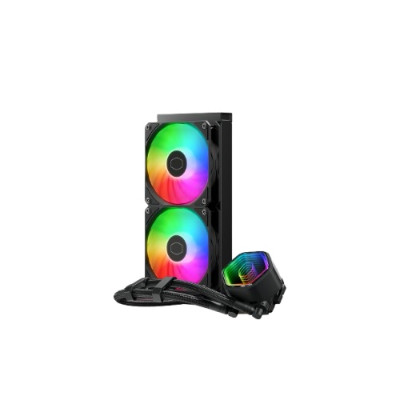 DISS A LIQUIDO COOLER MASTER -MASTERLIQUID 240 CORE II ARGB - STK UNIVERS. 2*120mm BK - MLW-D24M-A18PA-R1