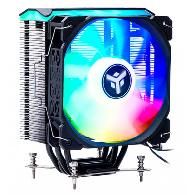 itek ICY-4HLA Processor Cooler 12 cm Black, White