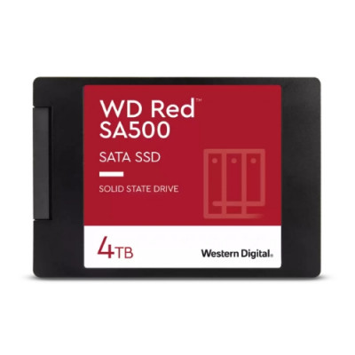 SSD WD  4TB RED 2.5" SA500 NAS SATA - 24/7 Read:560MB/S-Write:520MB/S WDS400T2R0A