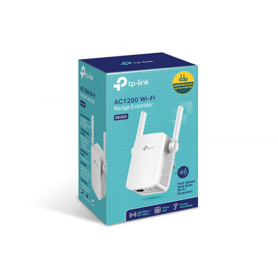 TP-Link AC1200 Mesh Wi-Fi Range Extender, White