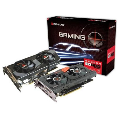SVGA BIOSTAR AMD RADEON RX580 2048SP - 8GB GDDR5 256bit DVI+HDMI+3*DP PCIE 3.0