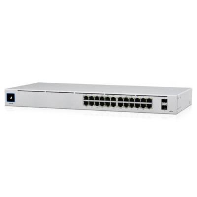 UBIQUITI SWITCH 24 PORTE LAN GIGABIT PoE Gen2, di cui 16P PoE 802.3af/at PoE 95W, 2P SFP - USW-24-POE-EU