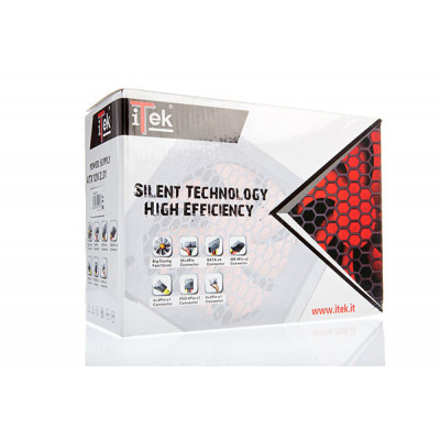 itek DESERT 750 power supply unit 750 W 20+4 pin ATX ATX Black, Red