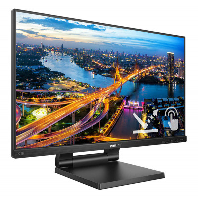 Philips B Line 222B1TC 00 computer monitor 54.6 cm (21.5") 1920 x 1080 pixels Full HD LED Touchscreen Black