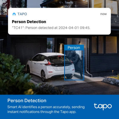 TP-Link Tapo TC41 V2 Spherical IP security camera Indoor & outdoor 2304 x 1296 pixels Ceiling Wall Pole