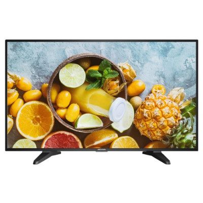 HIKVISION MONITOR 43" 1080P, HDMI/VGA input, view angle:178°/178°, 360cd/?, plastic casing,VESA, base bracket included, 7*24h