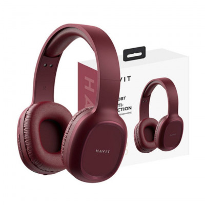 Havit Wireless Bluetooth headphones, Red