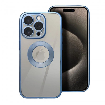 GLAM case with camera lens protections for iPhone 16 blue