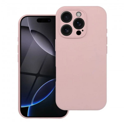 SILICONE 2mm Case Compatible with MagSafe for iPhone 15 Pro Max Powder Pink