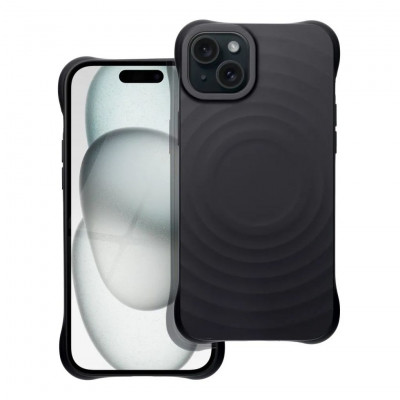 SILICONE ZEPHYR MAG COVER compatible with MagSafe for iPhone 15 Plus Black