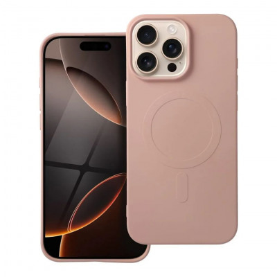 SILICONE MAG COVER (Big Hole) case with MagSafe for iPhone 16 Pro Max Pink