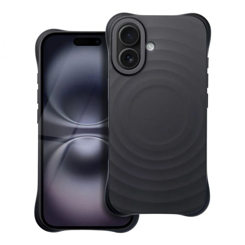 SILICONE ZEPHYR MAG COVER compatible with MagSafe for iPhone 16 Plus Black